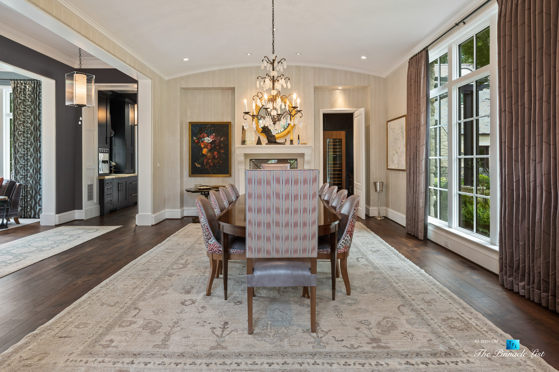 1150 W Garmon Rd, Atlanta, GA, USA - Dining Room - Luxury Real Estate - Buckhead Estate Home