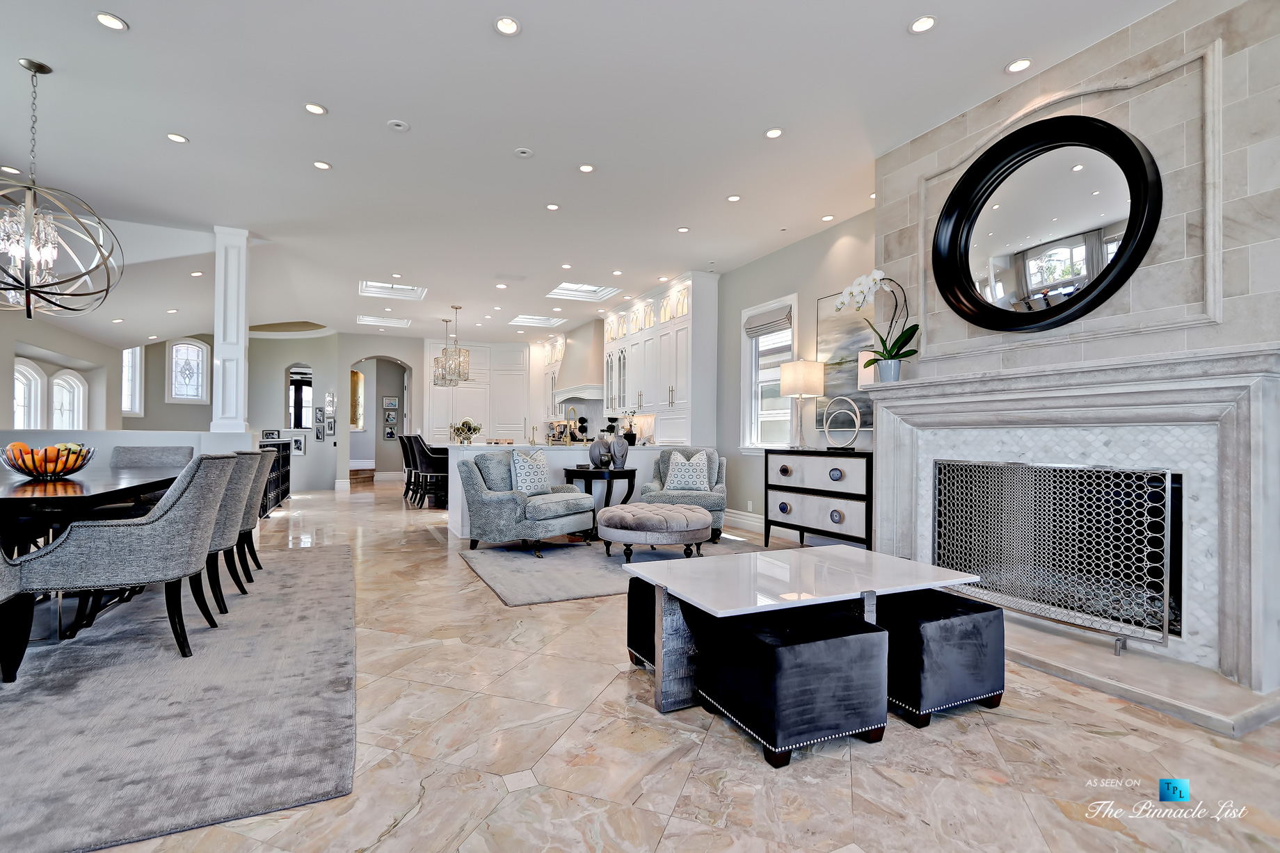 Luxury Real Estate – 1920 The Strand, Manhattan Beach, CA, USA – Dining Living Room