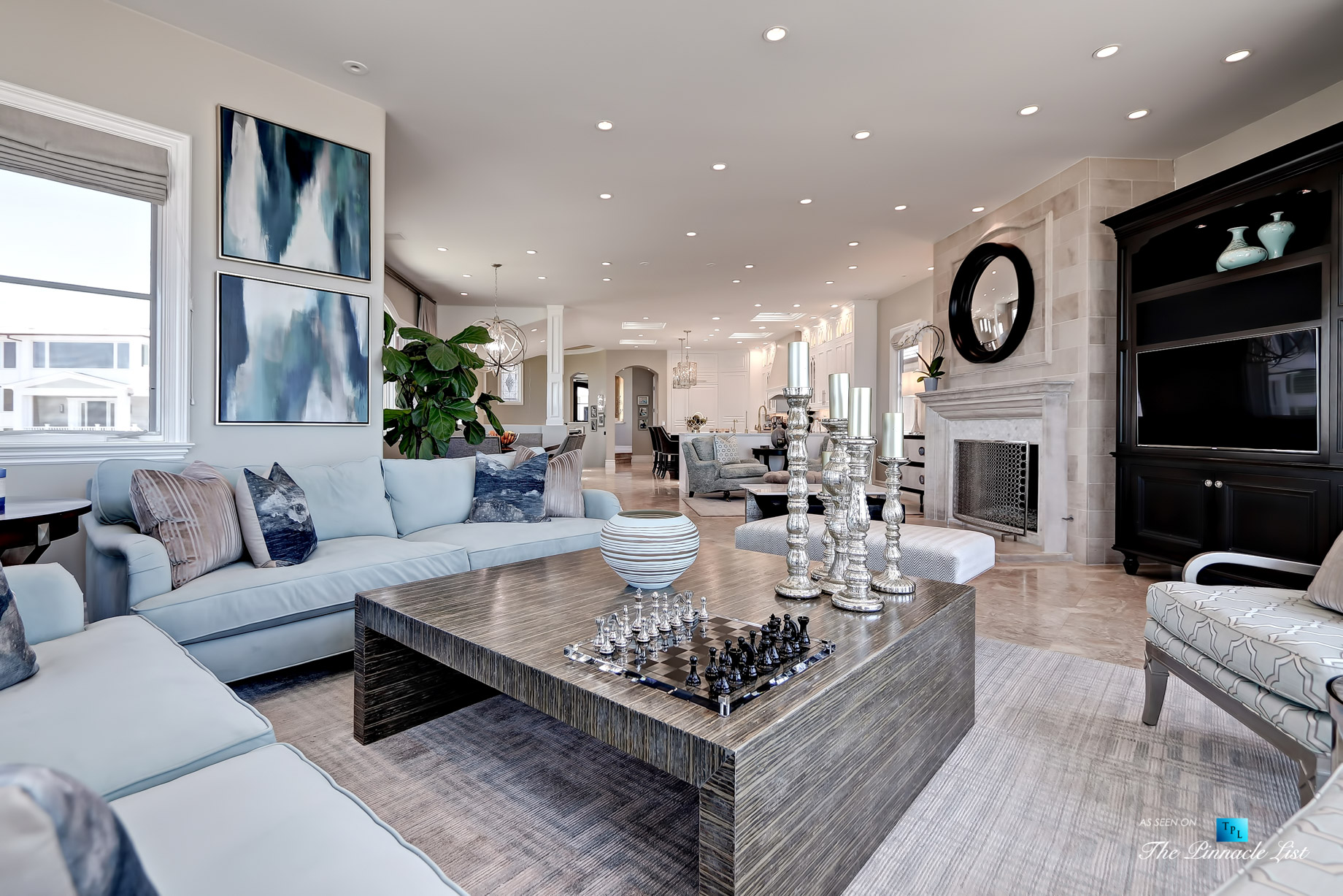 Luxury Real Estate - 1920 The Strand, Manhattan Beach, CA, USA - Living Room