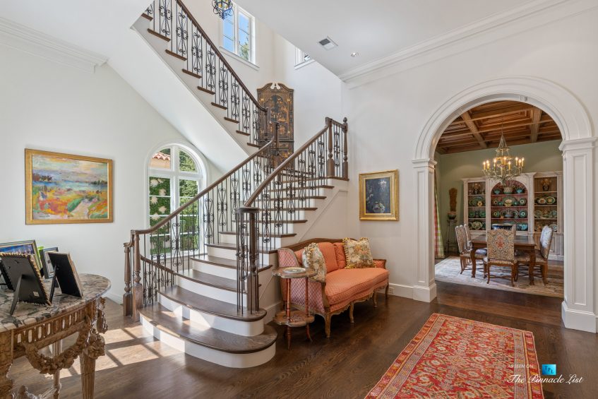 439 Blackland Rd NW, Atlanta, GA, USA - Main House Stairs - Luxury Real Estate - Tuxedo Park Mediterranean Mansion Home