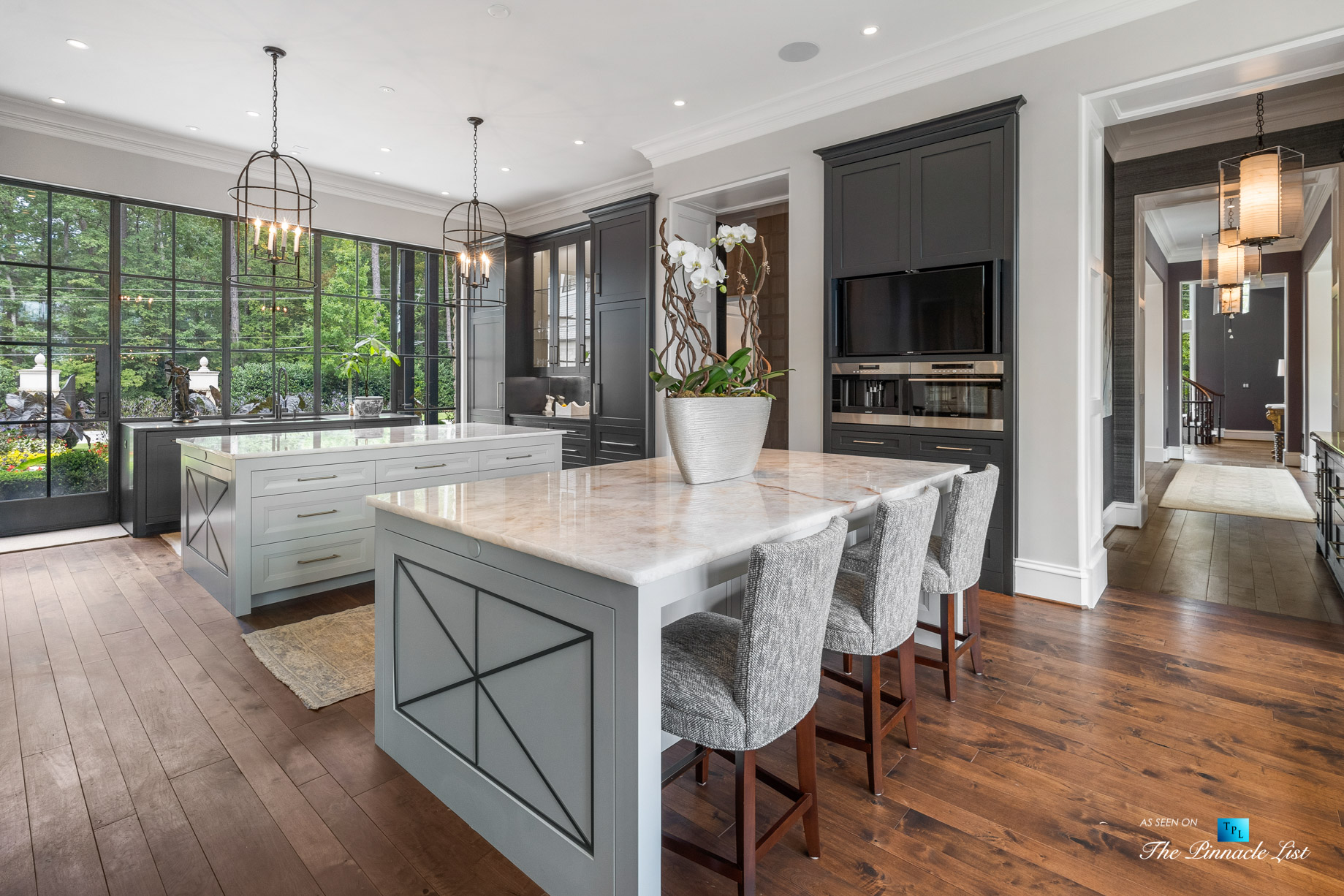 1150 W Garmon Rd, Atlanta, GA, USA - Kitchen Islands - Luxury Real Estate - Buckhead Estate Home