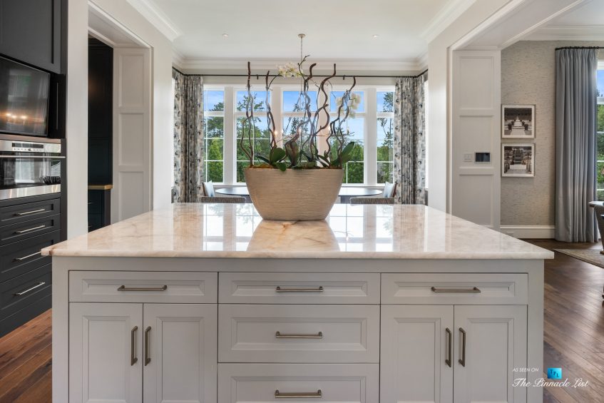 1150 W Garmon Rd, Atlanta, GA, USA - Kitchen Island View - Luxury Real Estate - Buckhead Estate Home
