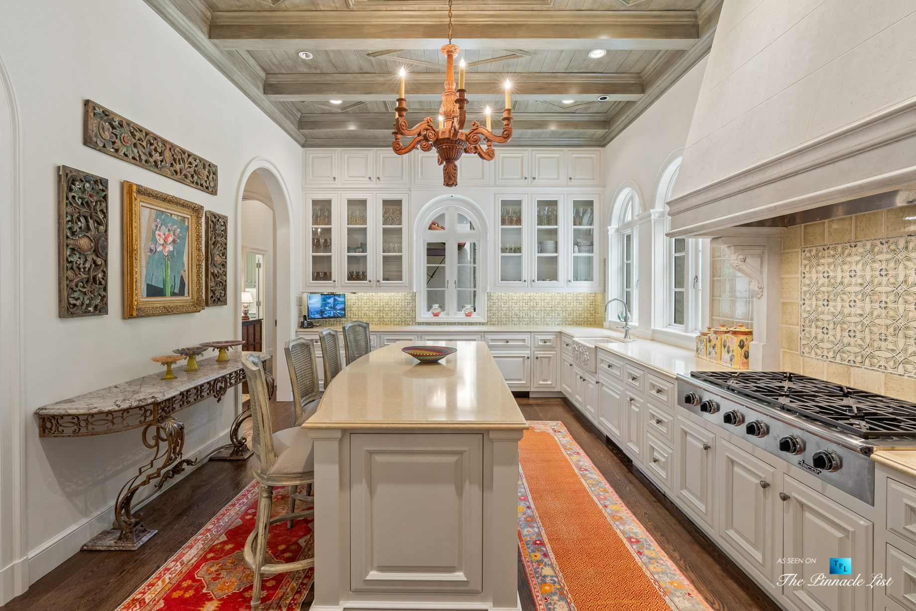 439 Blackland Rd NW, Atlanta, GA, USA – Kitchen – Luxury Real Estate – Tuxedo Park Mediterranean Mansion Home
