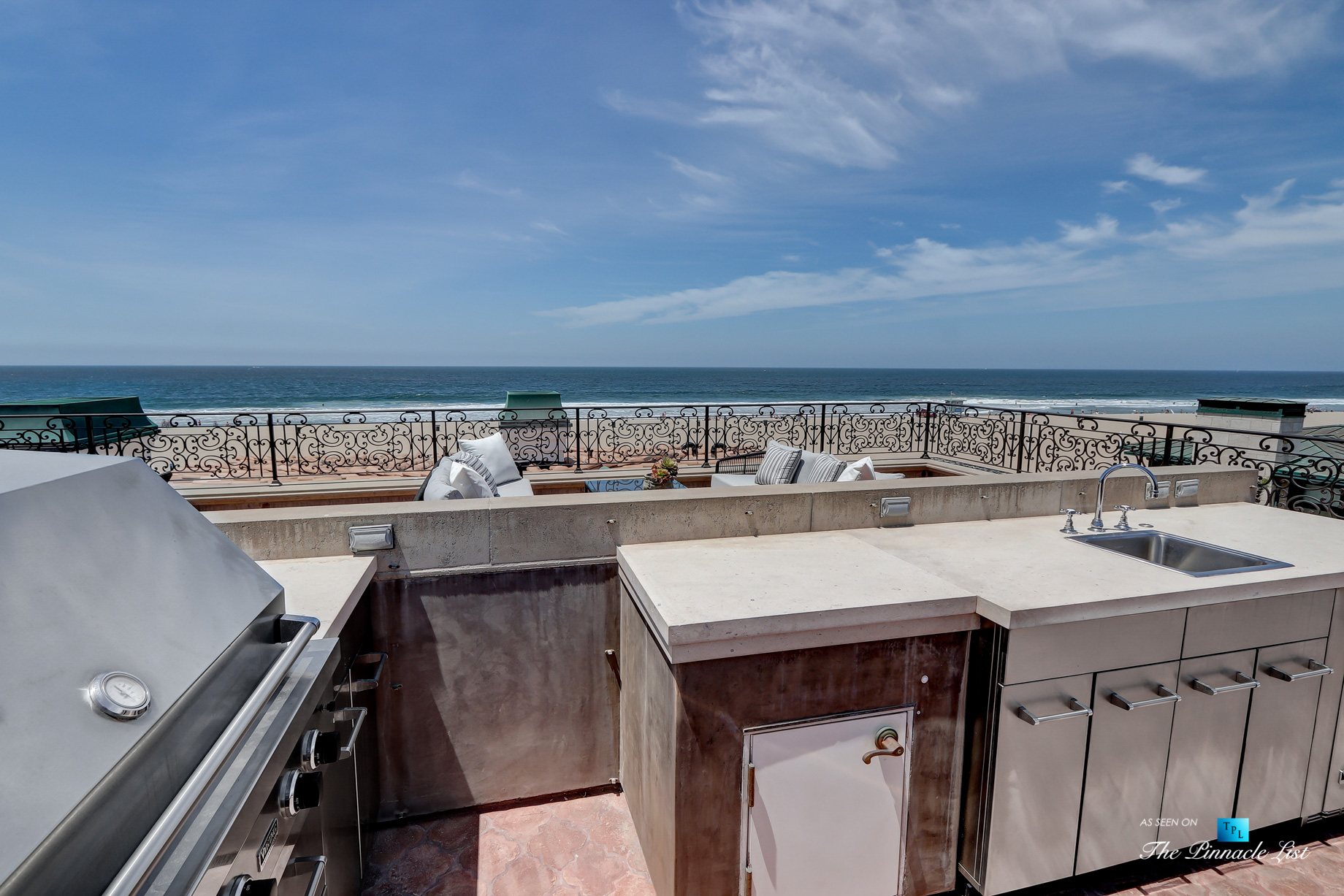 2806 The Strand, Hermosa Beach, CA, USA - Rooftop Deck Kitchen - Luxury Real Estate - Oceanfront Home