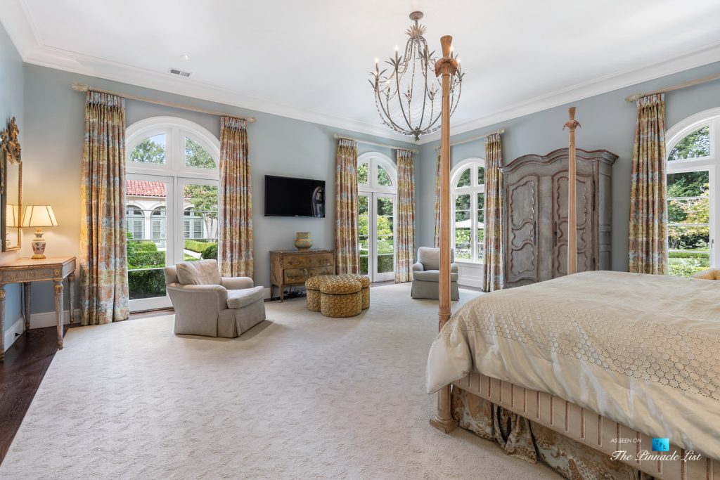 439 Blackland Rd NW, Atlanta, GA, USA - Master Bedroom - Luxury Real Estate - Tuxedo Park Mediterranean Mansion Home
