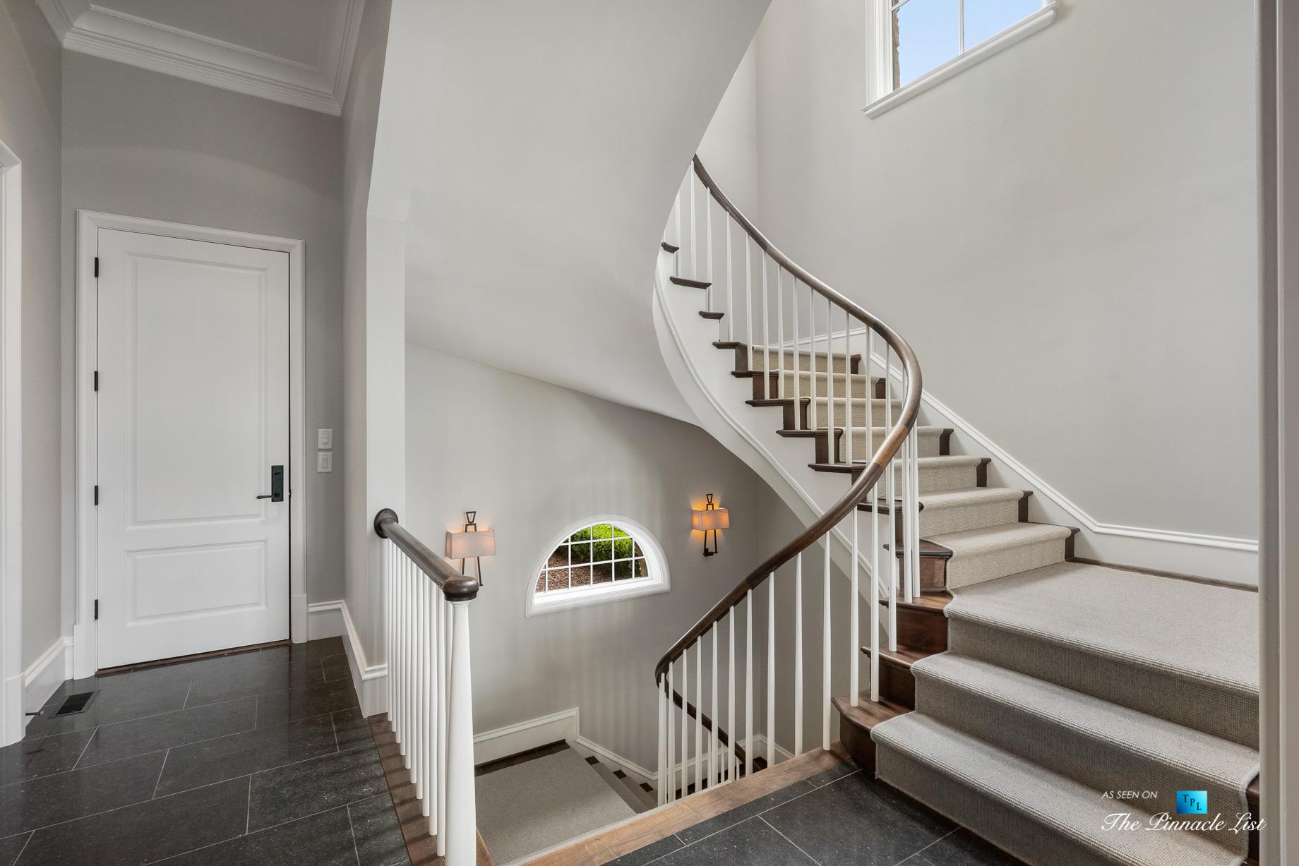 1150 W Garmon Rd, Atlanta, GA, USA – Secondary Stairs – Luxury Real Estate – Buckhead Estate Home