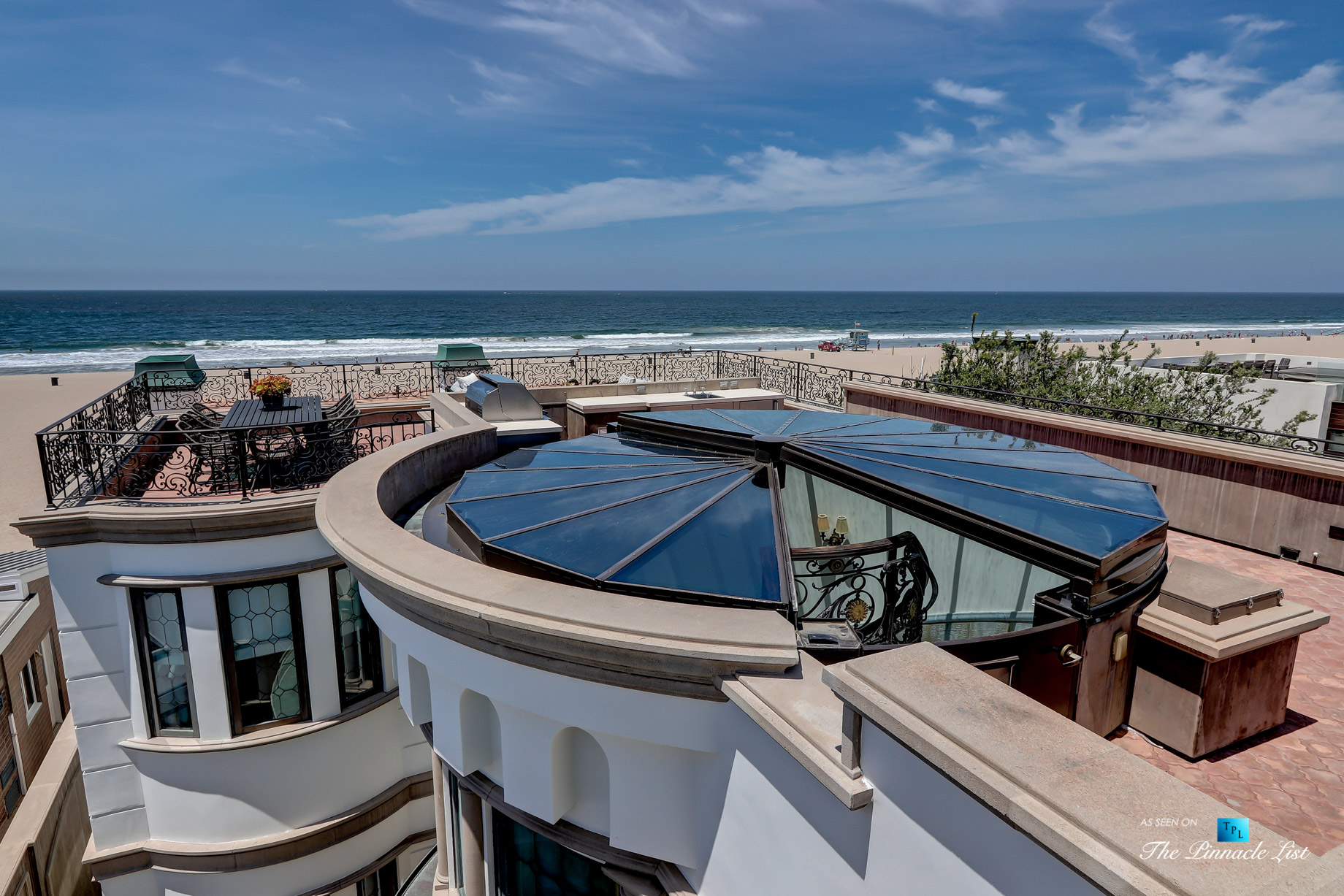 2806 The Strand, Hermosa Beach, CA, USA - Rooftop Deck Access Stairs - Luxury Real Estate - Oceanfront Home