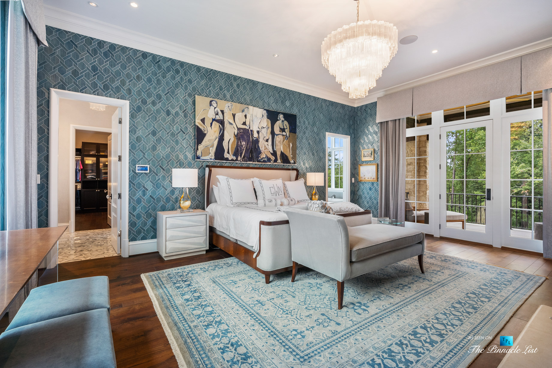 1150 W Garmon Rd, Atlanta, GA, USA - Master Bedroom - Luxury Real Estate - Buckhead Estate Home