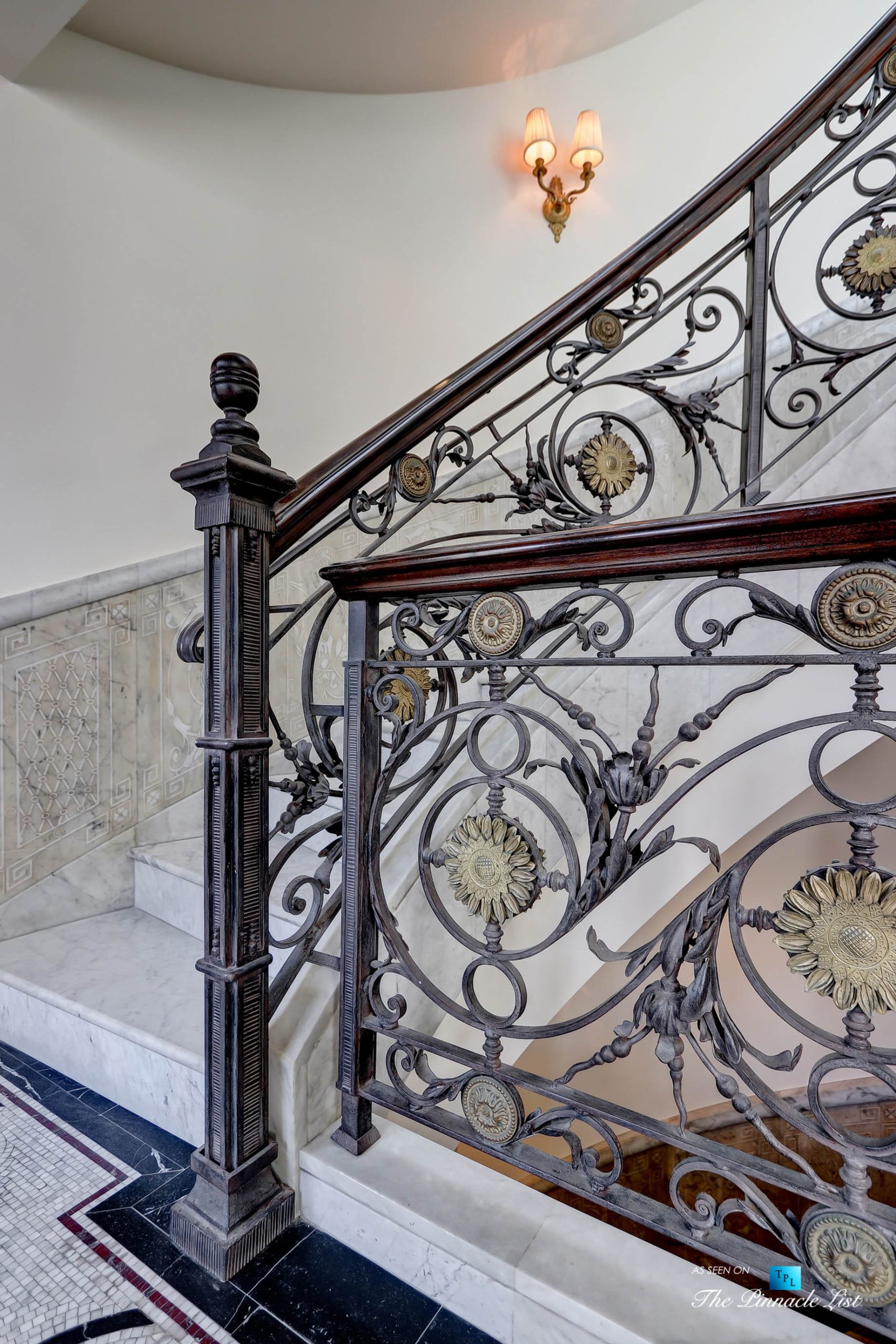 2806 The Strand, Hermosa Beach, CA, USA - Ornate Stair Railing - Luxury Real Estate - Oceanfront Home