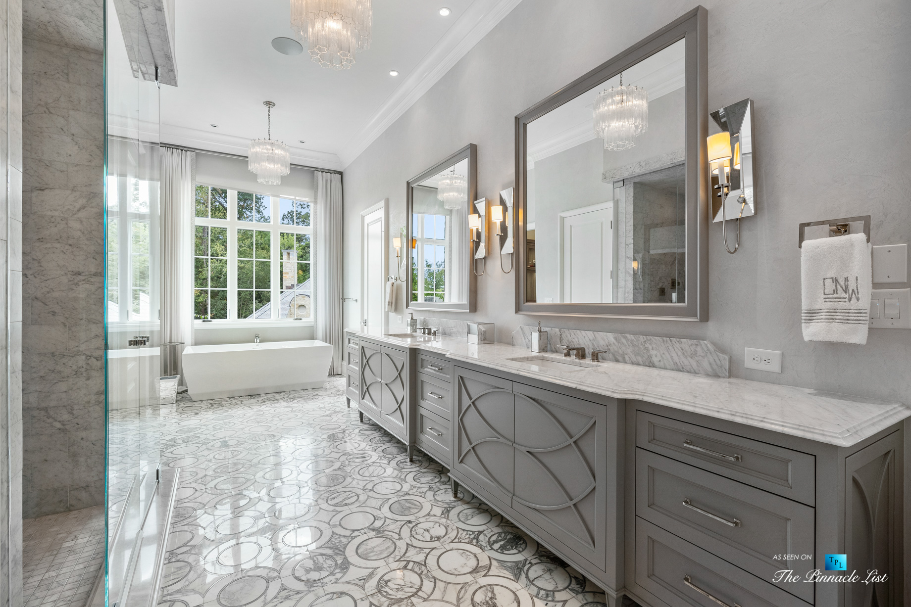 1150 W Garmon Rd, Atlanta, GA, USA - Master Bathroom - Luxury Real Estate - Buckhead Estate Home