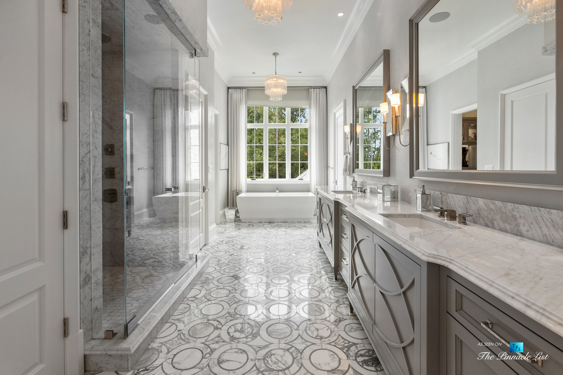 1150 W Garmon Rd, Atlanta, GA, USA - Master Bathroom - Luxury Real Estate - Buckhead Estate Home