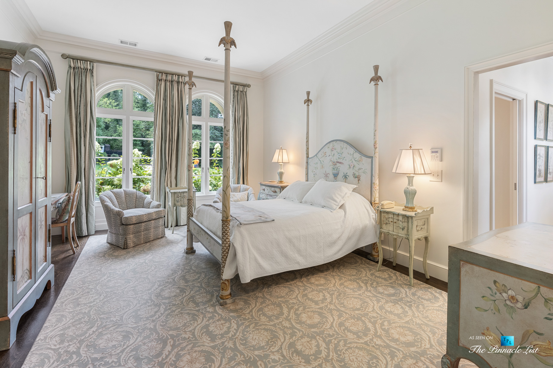 439 Blackland Rd NW, Atlanta, GA, USA – Bedroom – Luxury Real Estate – Tuxedo Park Mediterranean Mansion Home