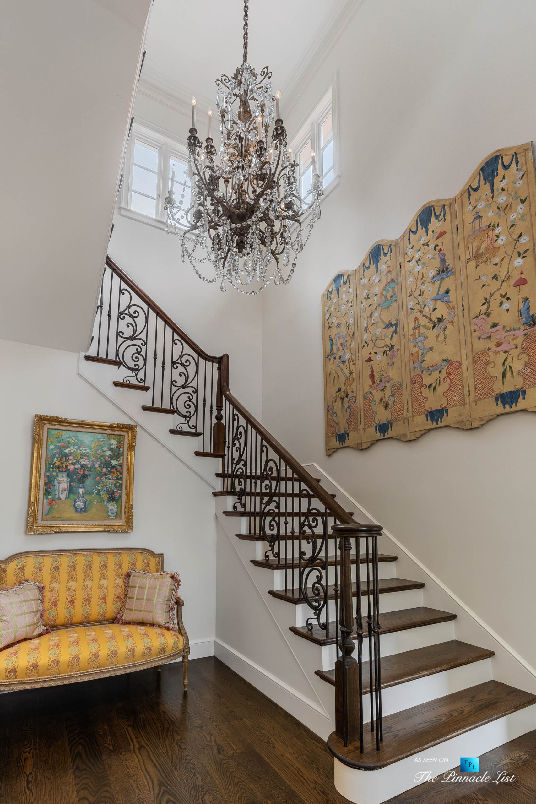 439 Blackland Rd NW, Atlanta, GA, USA – Stairs – Luxury Real Estate – Tuxedo Park Mediterranean Mansion Home