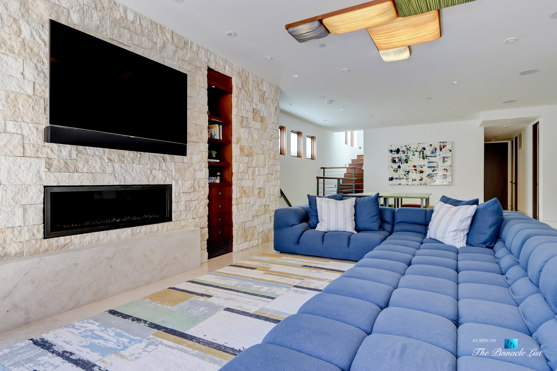 205 20th Street, Manhattan Beach, CA, USA - Beach Room Fireplace - Luxury Real Estate - Ocean View Home