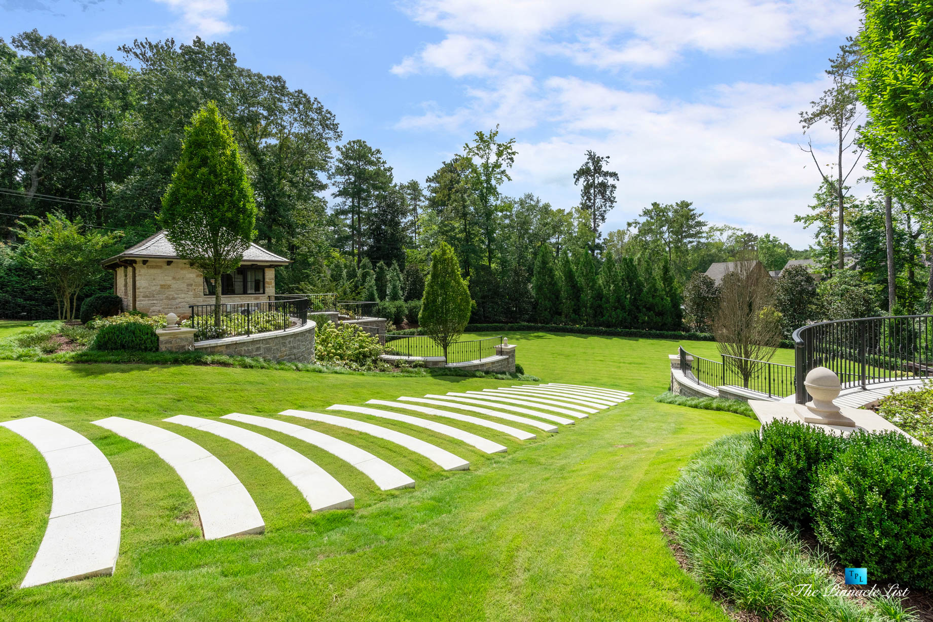 1150 W Garmon Rd, Atlanta, GA, USA - Property Backyard Grounds - Luxury Real Estate - Buckhead Estate Home