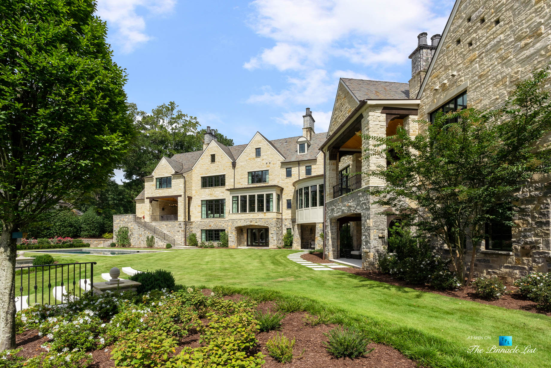 1150 W Garmon Rd, Atlanta, GA, USA – Property Backyard – Luxury Real Estate – Buckhead Estate Home