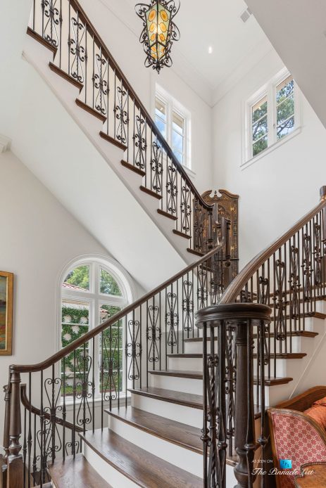 439 Blackland Rd NW, Atlanta, GA, USA - Stairs - Luxury Real Estate - Tuxedo Park Mediterranean Mansion Home