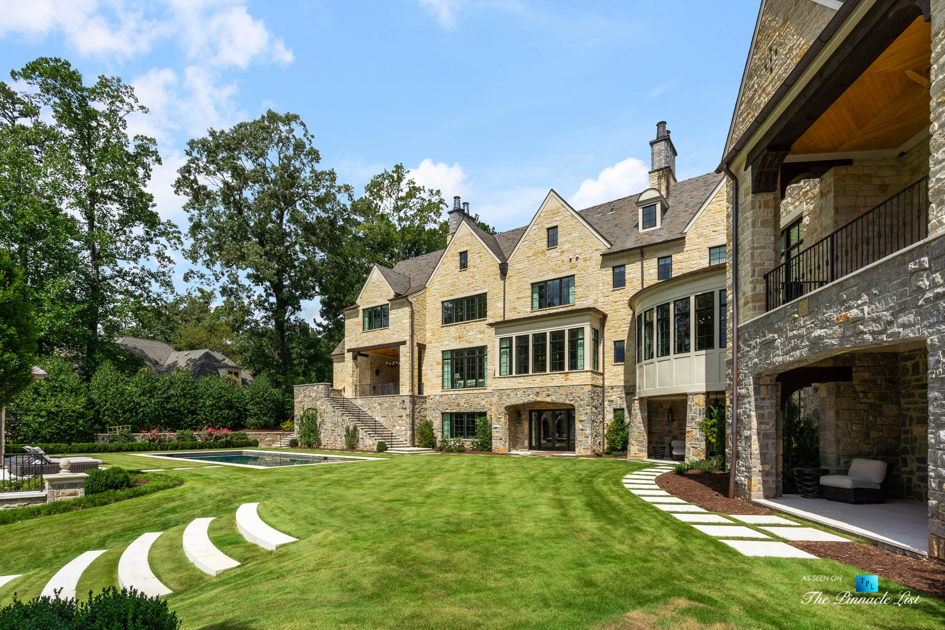 1150 W Garmon Rd, Atlanta, GA, USA - Property Backyard - Luxury Real Estate - Buckhead Estate Home