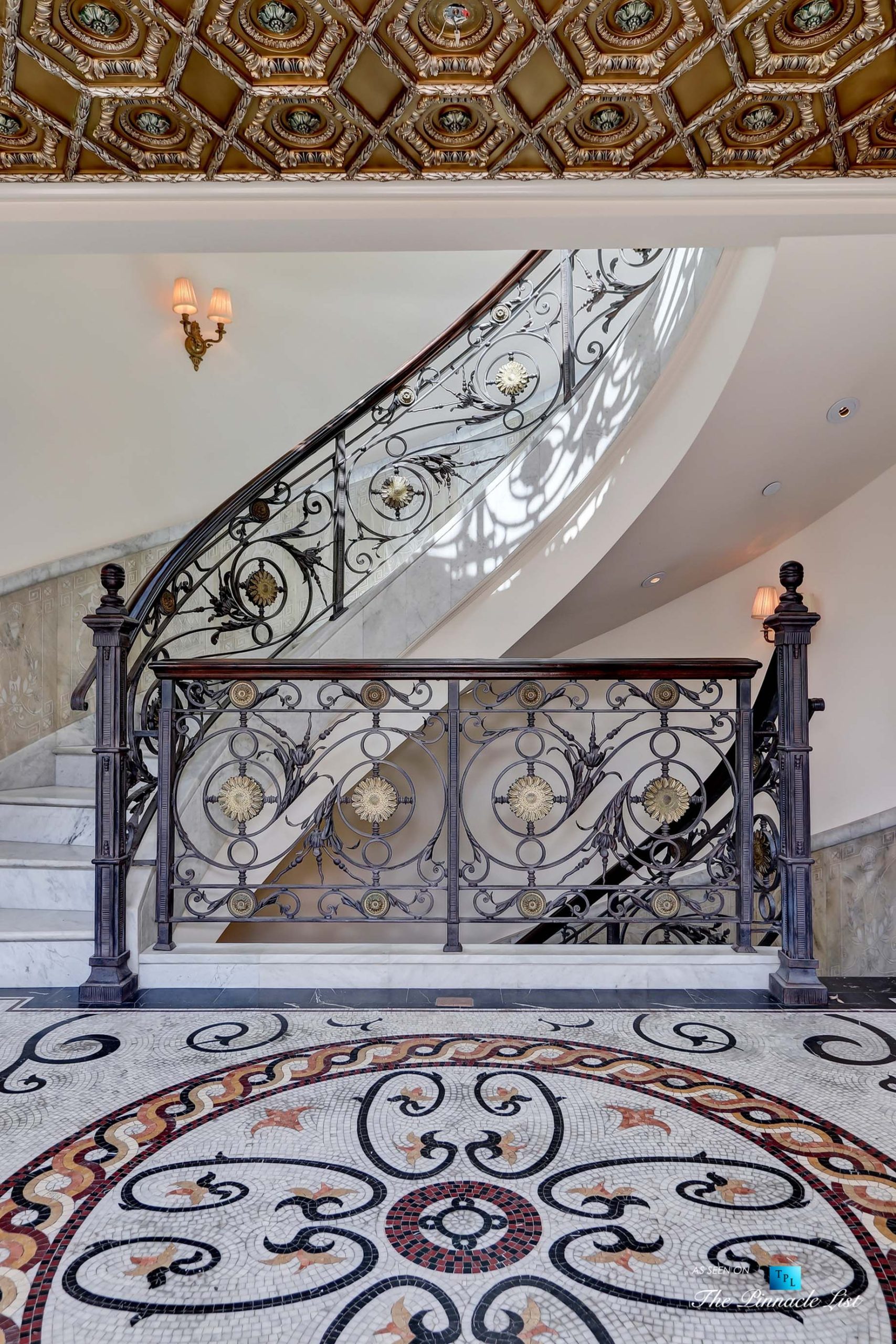 2806 The Strand, Hermosa Beach, CA, USA - Stairwell Architectural Detail - Luxury Real Estate - Oceanfront Home