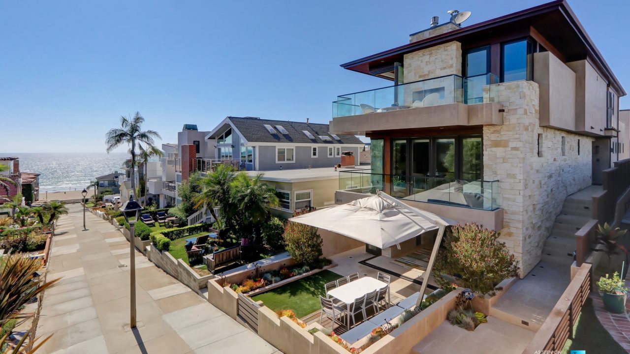 205 20th Street, Manhattan Beach, CA, USA - Front Street Exterior - Luxury Real Estate - Ocean View Home