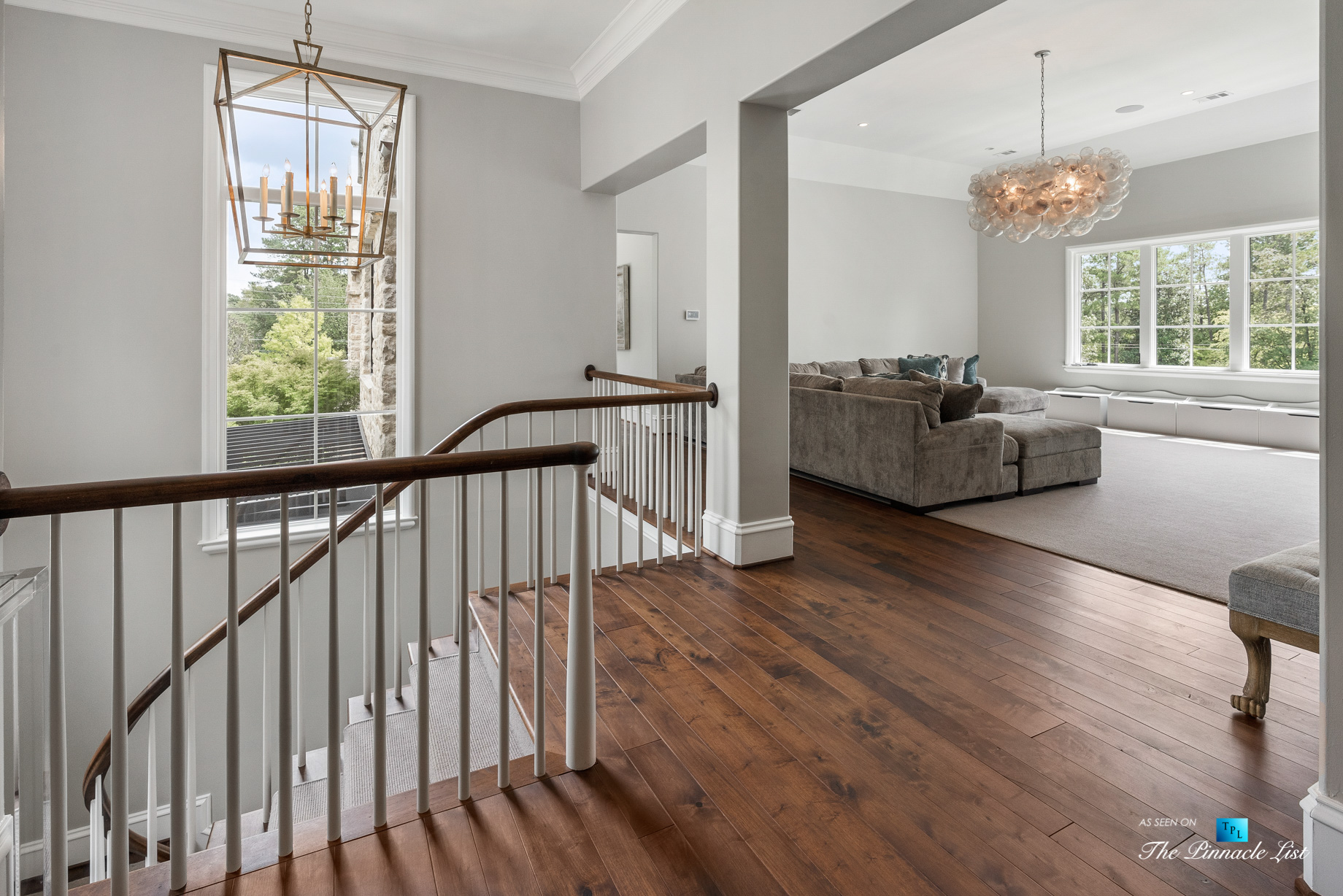 1150 W Garmon Rd, Atlanta, GA, USA – Stairs – Luxury Real Estate – Buckhead Estate Home