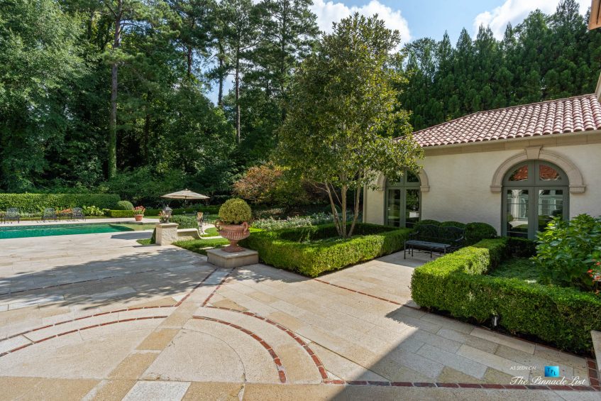 439 Blackland Rd NW, Atlanta, GA, USA - Backyard  Pool Grounds - Luxury Real Estate - Tuxedo Park Mediterranean Mansion Home