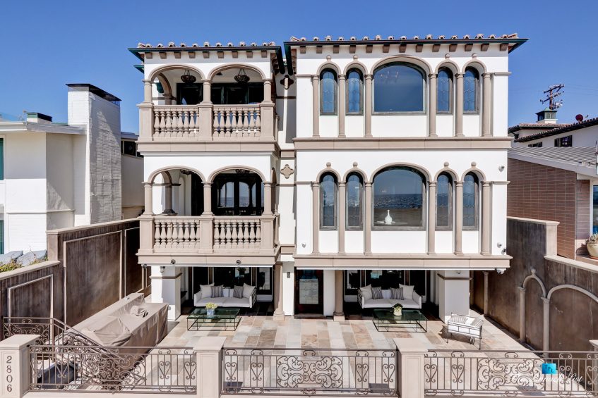 2806 The Strand, Hermosa Beach, CA, USA - Exterior House Front - Luxury Real Estate - Oceanfront Home