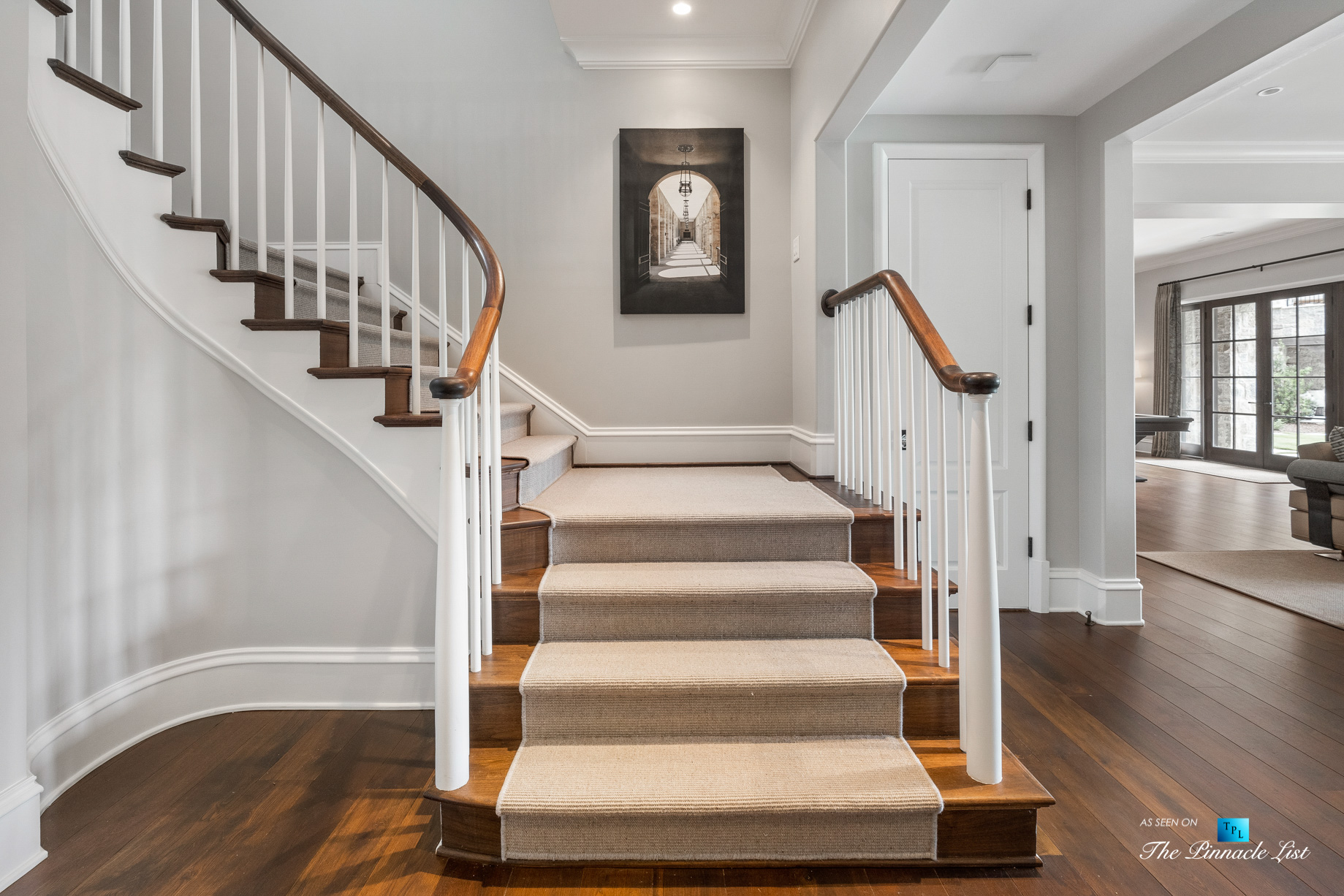 1150 W Garmon Rd, Atlanta, GA, USA - Stairs - Luxury Real Estate - Buckhead Estate Home