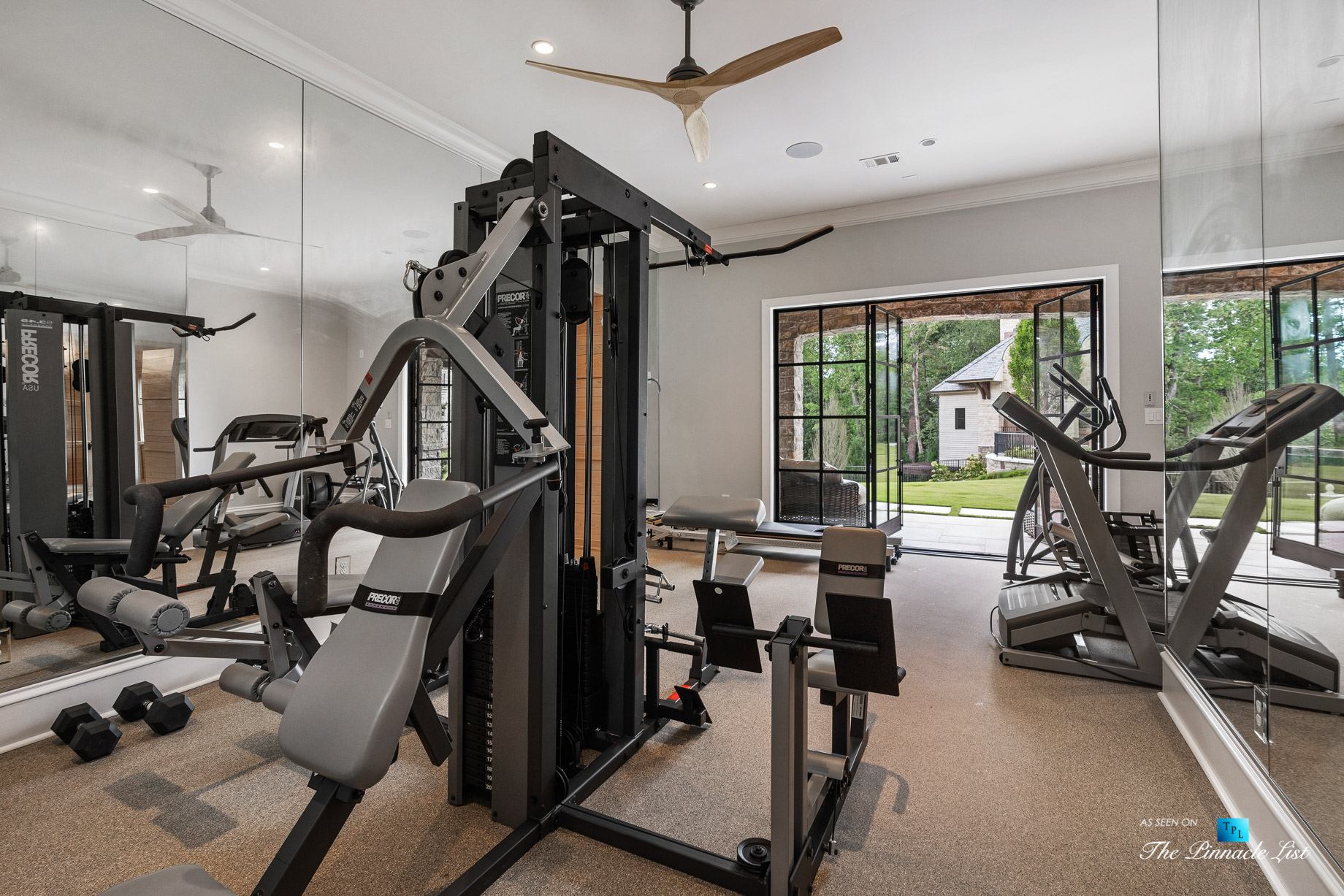 1150 W Garmon Rd, Atlanta, GA, USA – Private Gym – Luxury Real Estate – Buckhead Estate Home