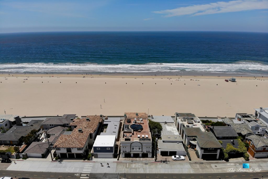 2806 The Strand, Hermosa Beach, CA, USA Drone Aerial Beach View