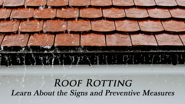 Roof Rotting - Learn About the Signs and Preventive Measures