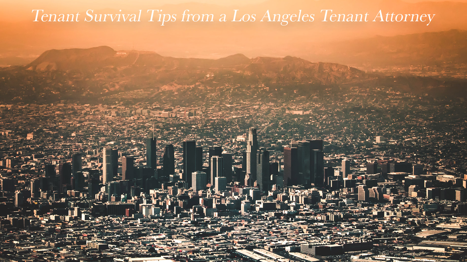 Tenant Survival Tips from a Los Angeles Tenant Attorney
