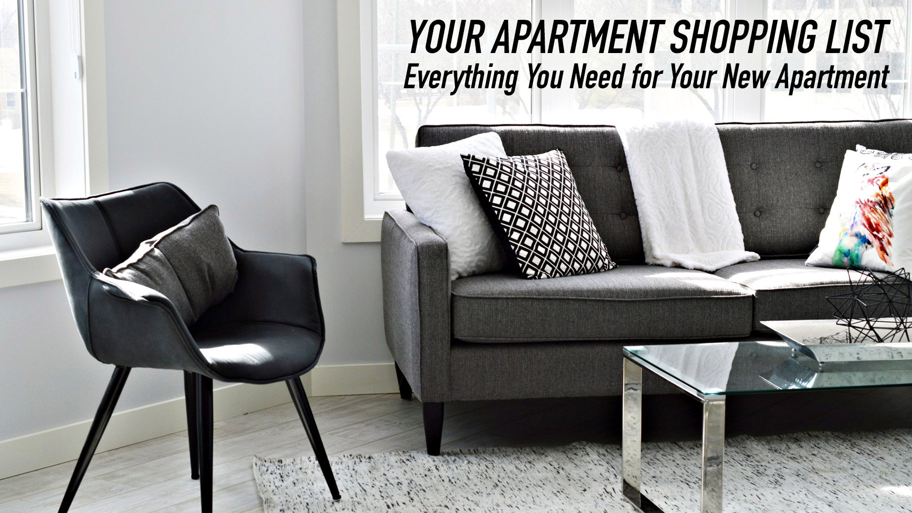 Your Apartment Shopping List - Everything You Need for Your New Apartment