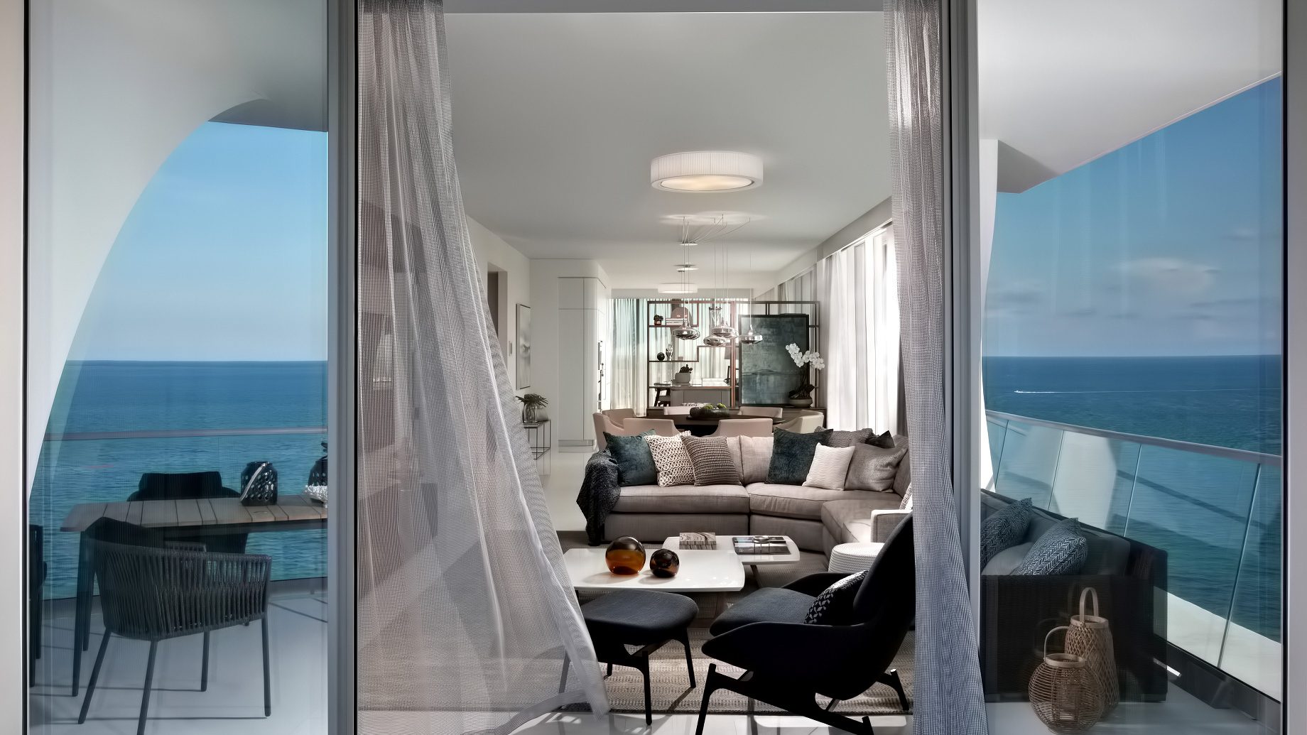 Oceanfront Condo Interior Sunny Isles Beach, FL, USA 🇺🇸 – Dkor Interiors
