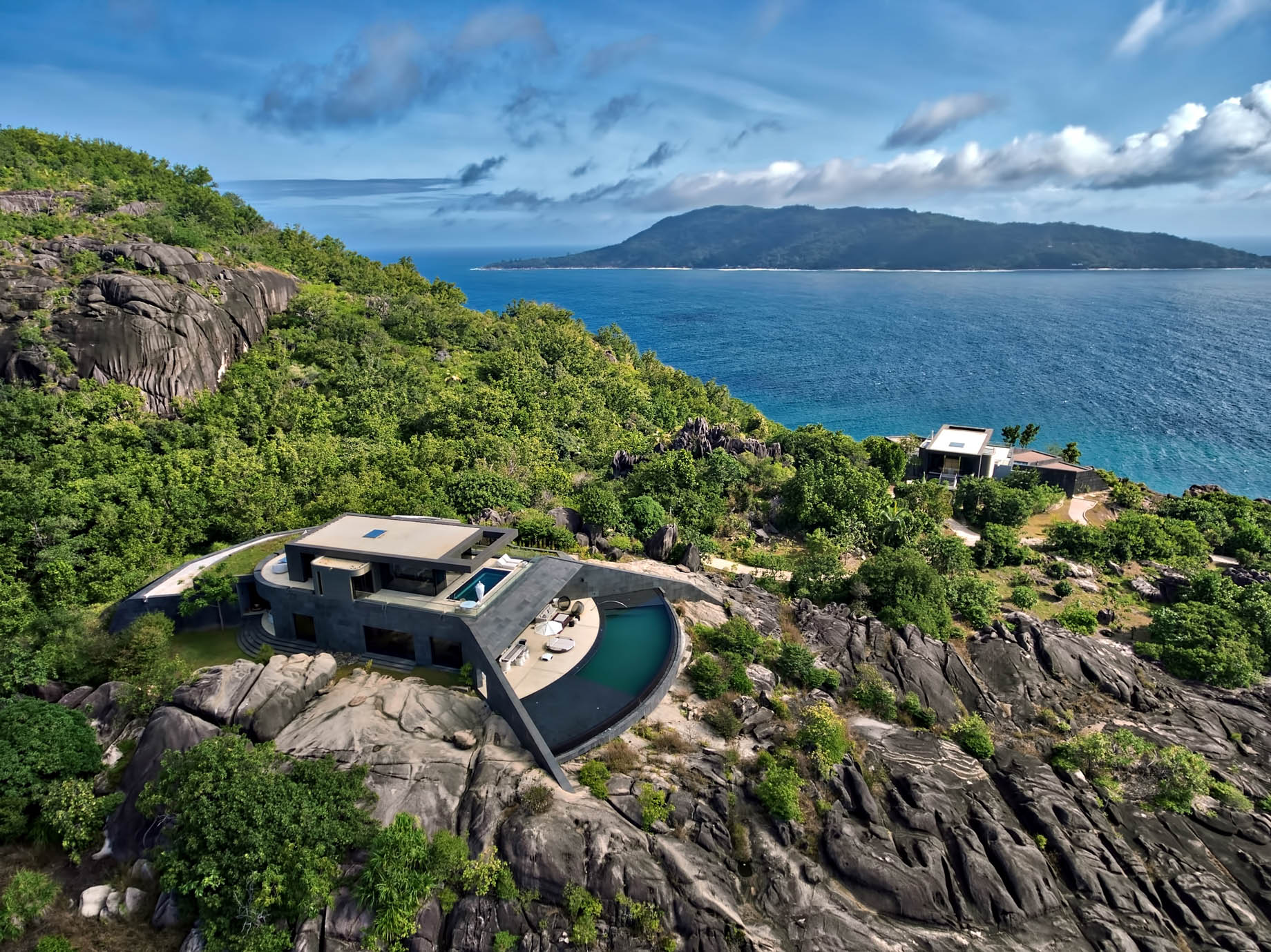 Private Four Bedroom Residence - Felicite Island, Seychelles - Exterior Ocean View