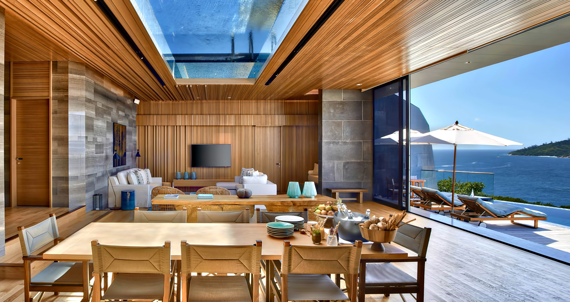 Four Bedroom Luxury Residence – Felicite Island, Seychelles – Living Room