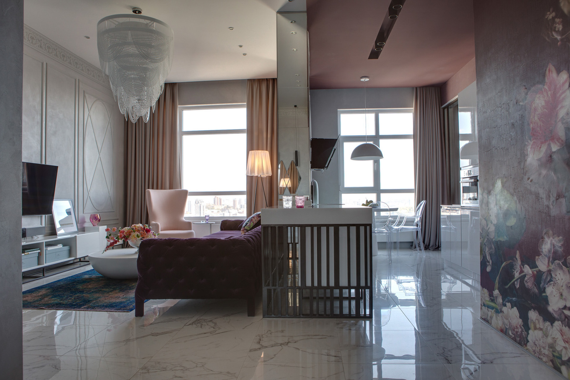 Blossom Apartment Interior Design Kiev, Ukraine – Nika Vorotyntseva