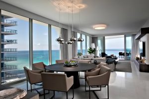 Oceanfront Condo Interior Sunny Isles Beach, FL, USA - Dkor Interiors