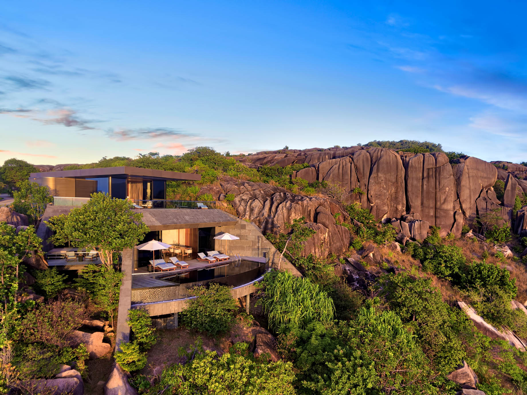 Three Bedroom Luxury Residence – Felicite Island, Seychelles – Exterior Island View