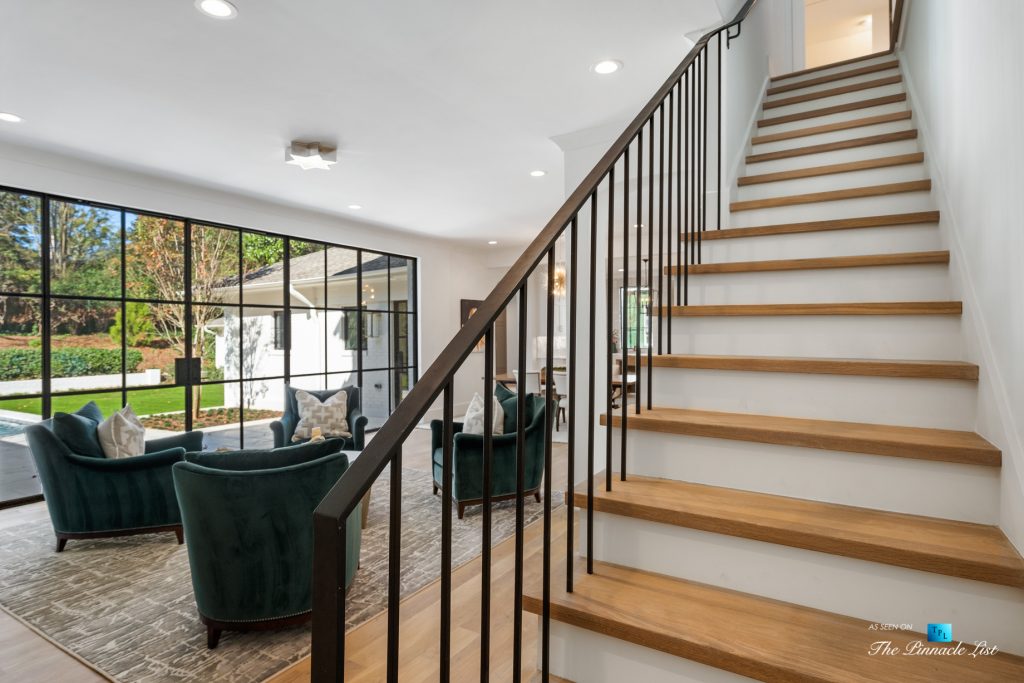 447 Valley Rd NW, Atlanta, GA, USA - Stairs - Luxury Real Estate - Tuxedo Park Home