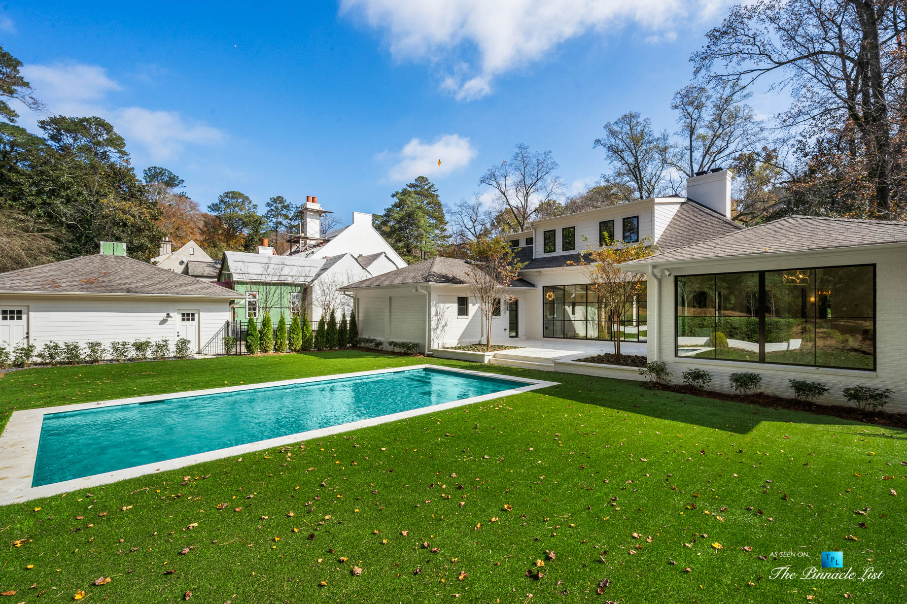 447 Valley Rd NW, Atlanta, GA, USA – Rear Yard Pool – Luxury Real Estate – Tuxedo Park Home