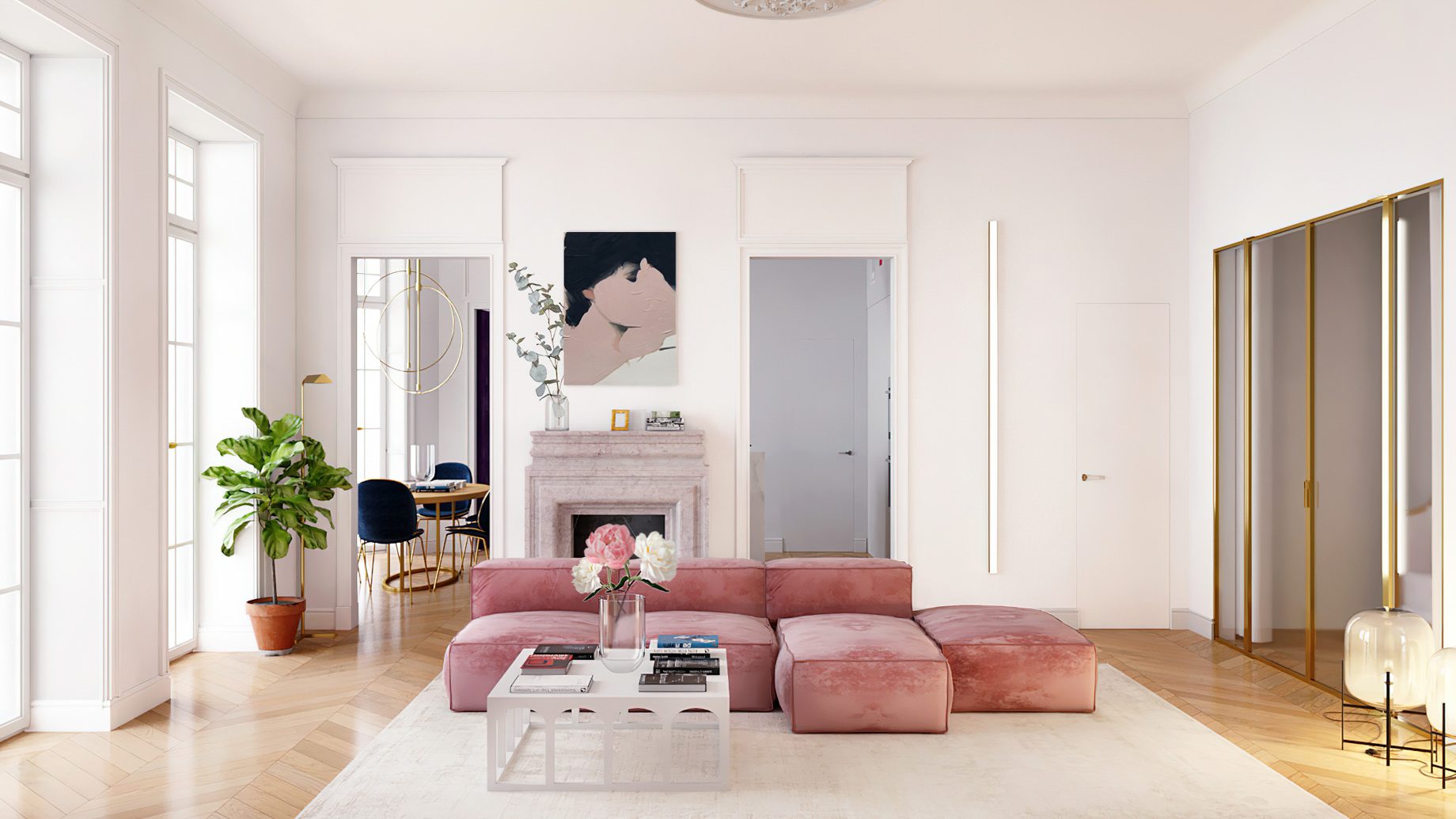 Parisian Apartment Interior Design New York, USA 🇺🇸 – Harry Nuriev