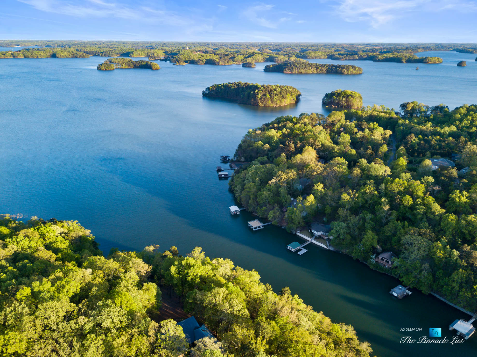 7860 Chestnut Hill Rd, Cumming, GA, USA - Luxury Real Estate - Lake Lanier Mid-Century Modern Stone Home