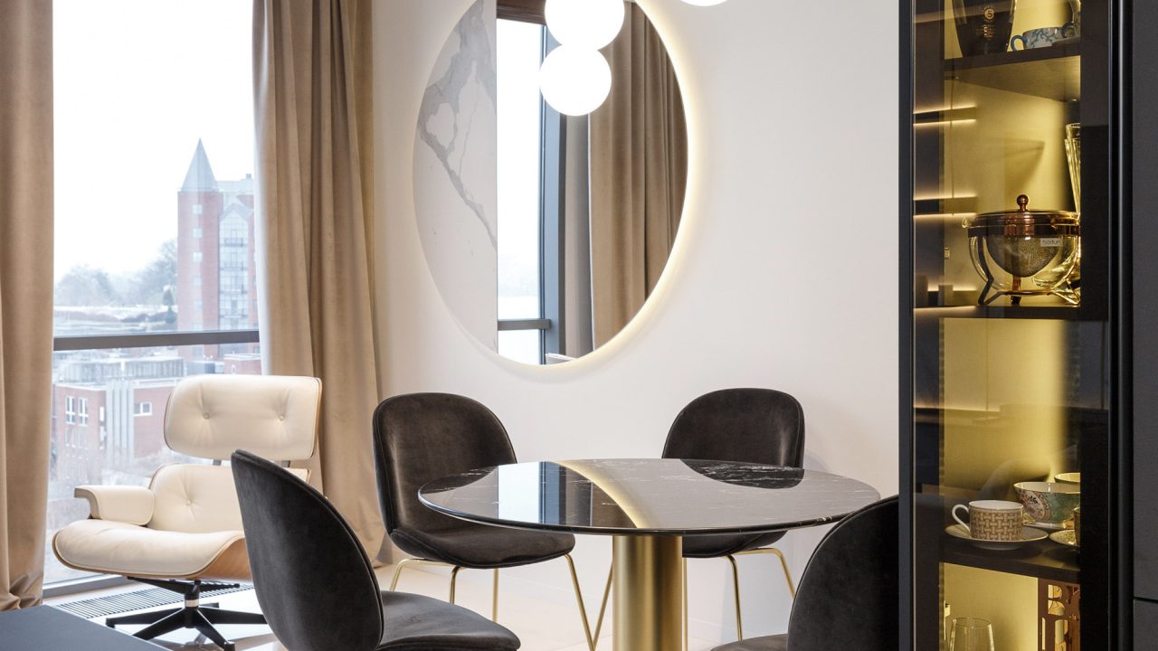 SHINE Luxury Apartment Interior Design Dnipro, Ukraine Svoya Studio