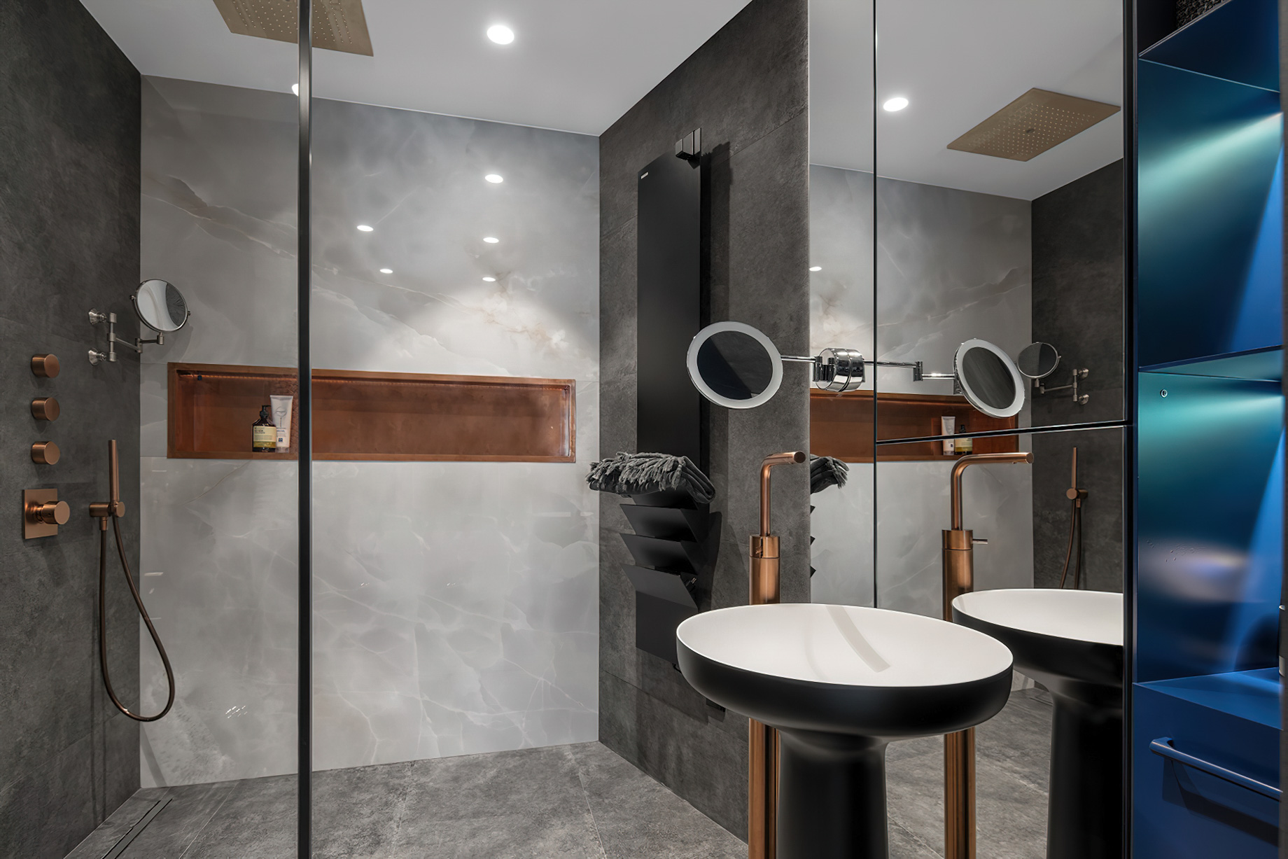 Black is Back Apartment Interior Design Kiev, Ukraine - 33bY Architecture
