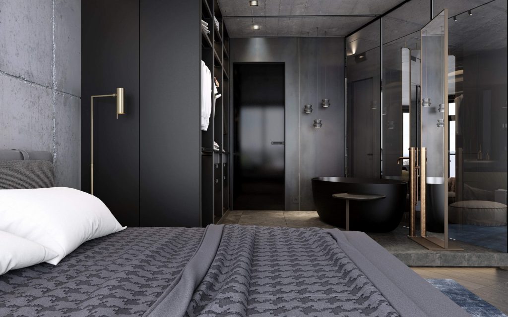 Curated visual reference: Concrete Loft Apartment Interior Design Kiev Ukraine Photo Inspiration