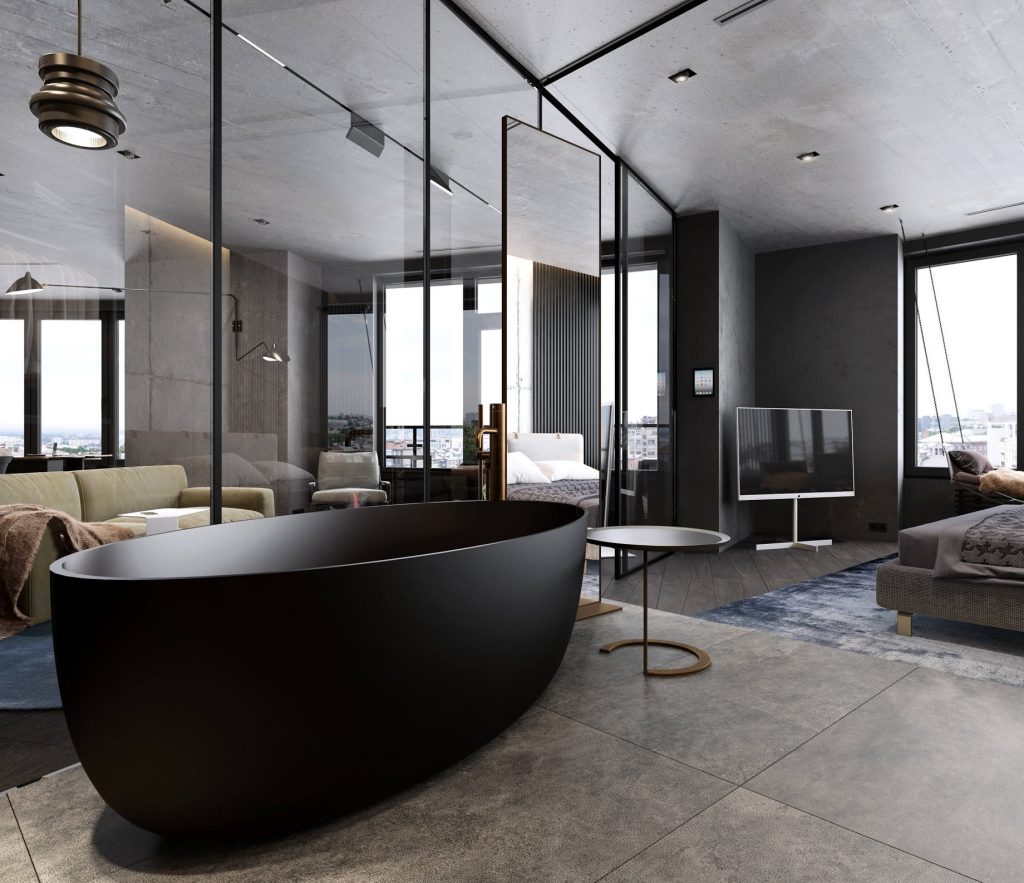 Photo inspiration: Curated Structural Concrete Loft Apartment Gallery View 39