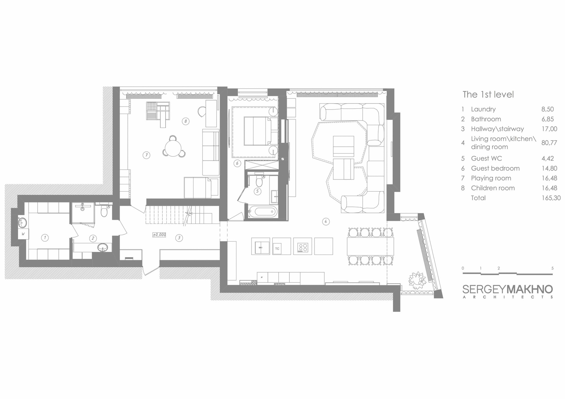 Floor Plans - Mod Apartment Interior Design Kiev, Ukraine - Sergey Makhno Architects