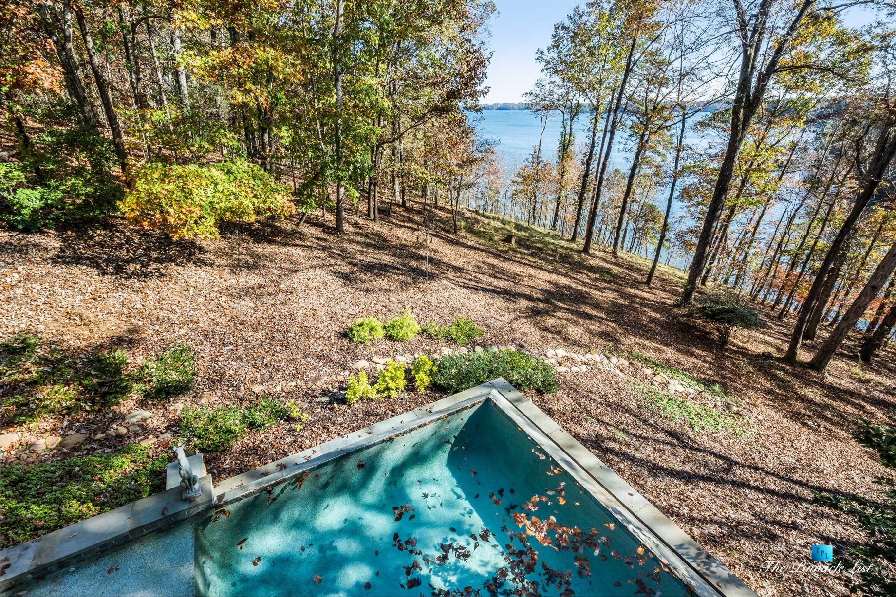 7860 Chestnut Hill Rd, Cumming, GA, USA – Pool Lake View – Luxury Real Estate – Lake Lanier Mid-Century Modern Stone Home
