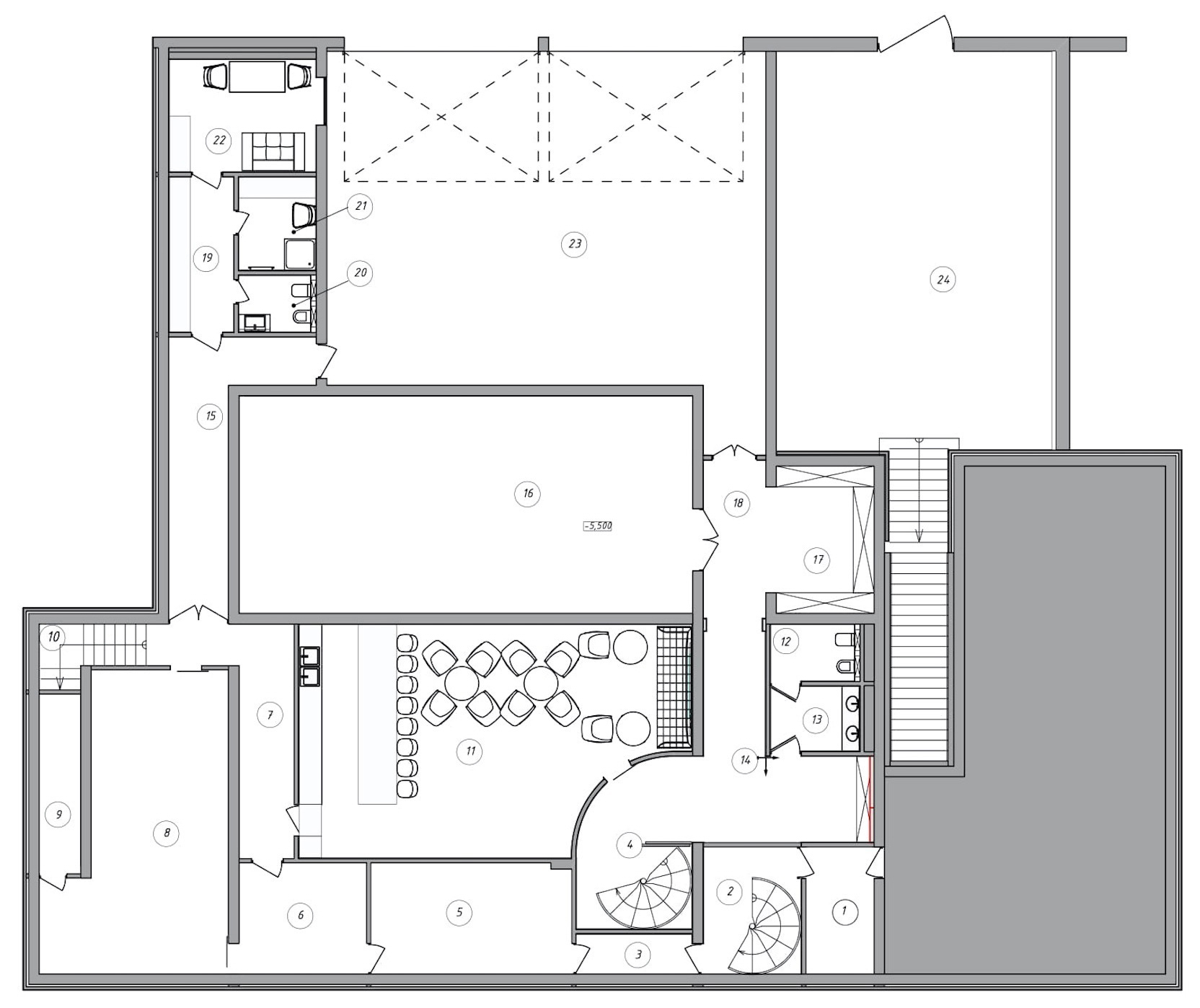 Floor Plans – Futago House Luxury Residence – Kyiv, Ukraine